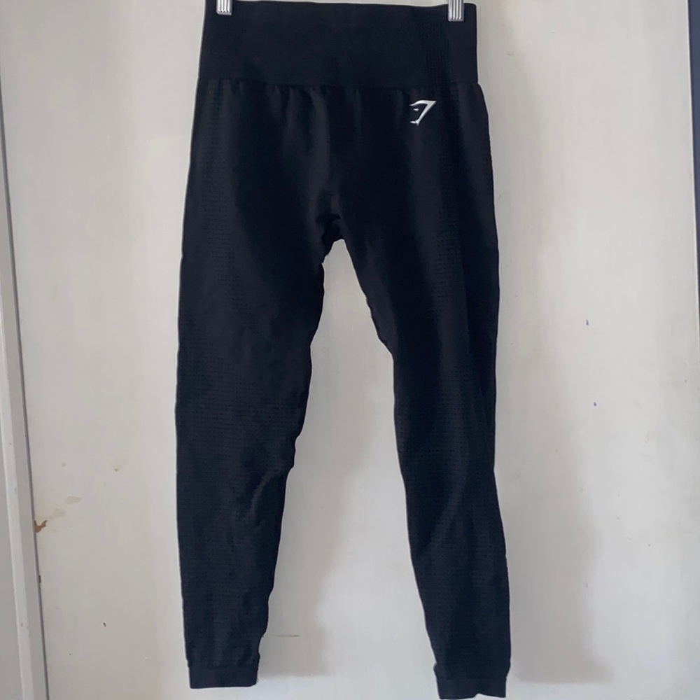 Gymshark Vital Seamless 2.0 Leggings|black marl|size medium